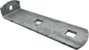 Load Rite Fender Bracket, Flush Mount , L-Shape. 6" x 2" Mounts With 3/8" Carriage Bolts To Fender