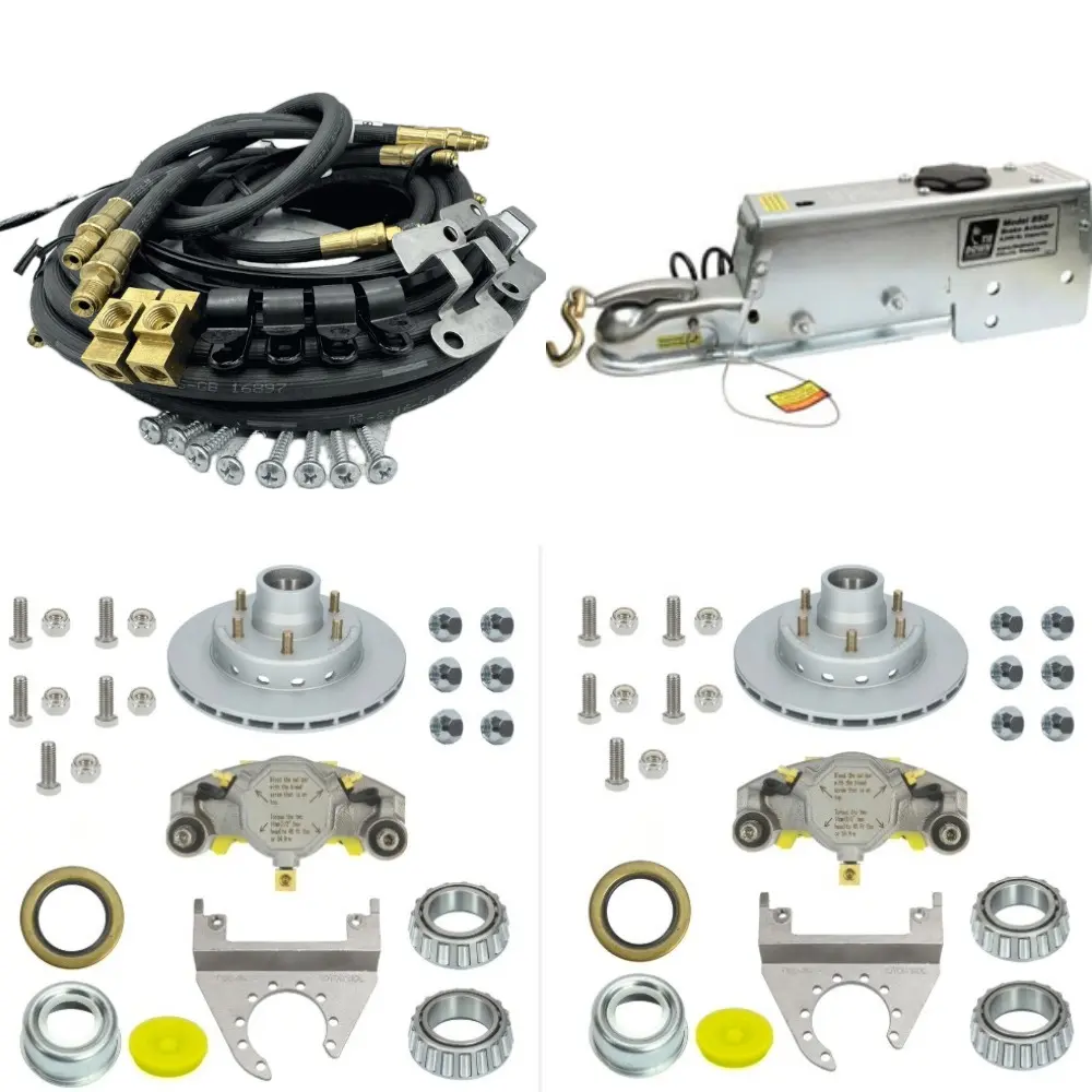 Vented 12" Disc Brake Kit With Actuator For Two Wheels 8000# Rating (Replaces K71-G00-37)
