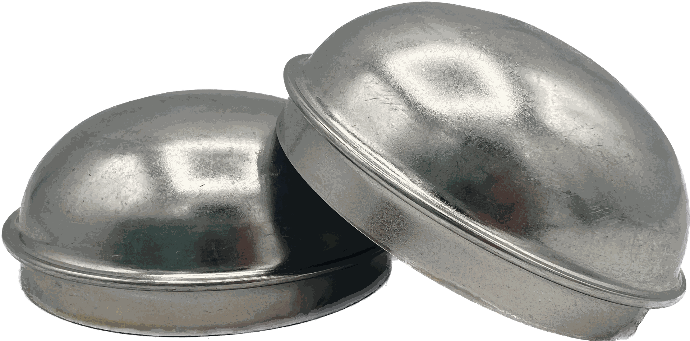 Dust Cap, 7K & 8K Axle Hubs, 2.73" Diameter, Non-Lubed. Sold As A Pair