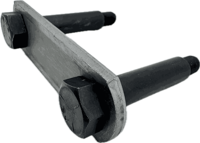 Shackle Plate 3-1/8" & 9/16" Lippert Components Bolt Assembly