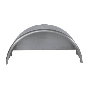 Trailer Fender, Material: Steel, 32"L x 9"W x 15"H, Thickness: 16g", Fits: 14" & 15" Wheels, Brand: Dexter Distribution Group, Sold as each (With Flange)
