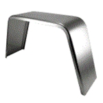 Trailer Fender, Material: Steel, 33"L x 10"W x 16.5"H, Thickness: 16g", Fits: 13" - 15" Wheels, Brand: Dexter Distribution Group, Sold as each