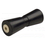 Keel Roller 10" V-Style Black Rubber Yates 10000