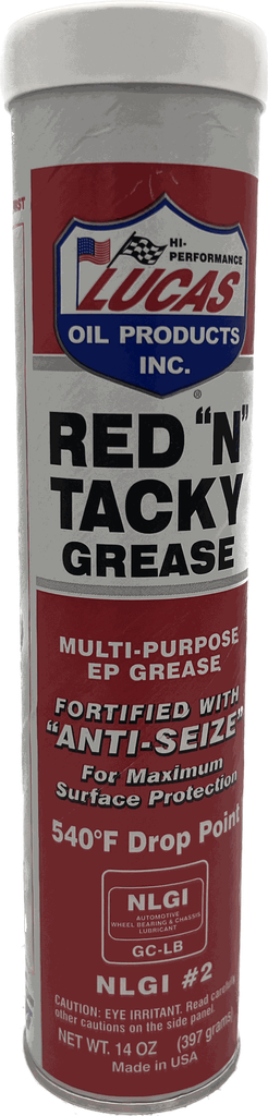 Wheel Bearing Grease Lucas Red N' Tacky (11008R)