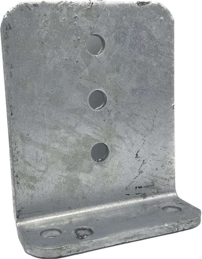 Heavy Duty Vertical Bunk Bracket 6" Galvanized, 90 Degree