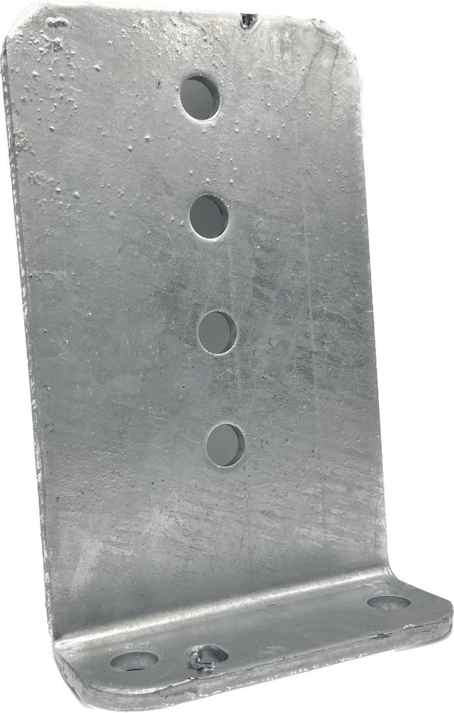 Heavy Duty Vertical Bunk Bracket 8" Galvanized, 90 Degree