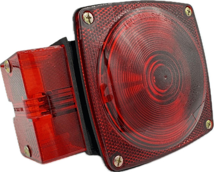 Taillight, RH Square Over 80" Load Rite